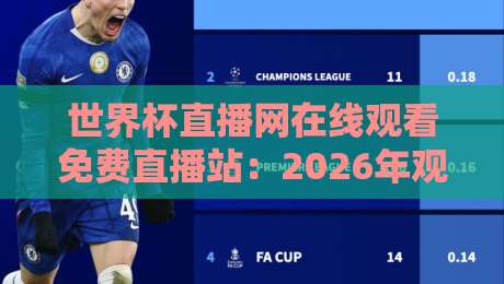 世界杯直播网在线观看免费直播站：2026年观赛指南，这些宝藏站点真香！