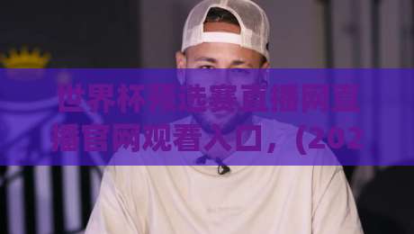 世界杯预选赛直播网直播官网观看入口，(2026必看)全球球迷的实时通道