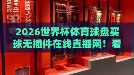 2026世界杯体育球盘买球无插件在线直播网！看球赛的正确打开方式