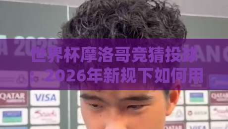 世界杯摩洛哥竞猜投球：2026年新规下如何用数据锁定高赔率【世界杯摩洛哥竞猜投球】