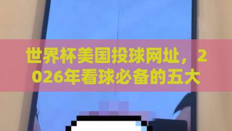 世界杯美国投球网址,2026年看球必备的五大平台推荐 世界杯美国投球网址,2026年看球必备的五大平台推荐